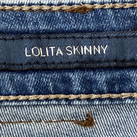 Lucky Brand Jeans Size 12 12/31 Lolita Skinny Stretch Raw Hem Ankle - Picture 12 of 14